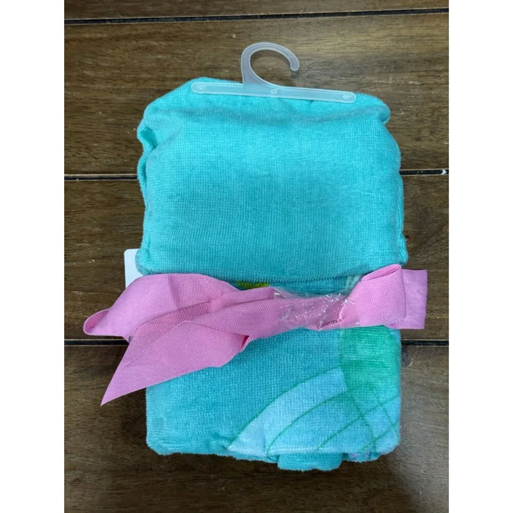 DISNEY Princess Hooded Towel Wrap 100% Cotton (Ariel)